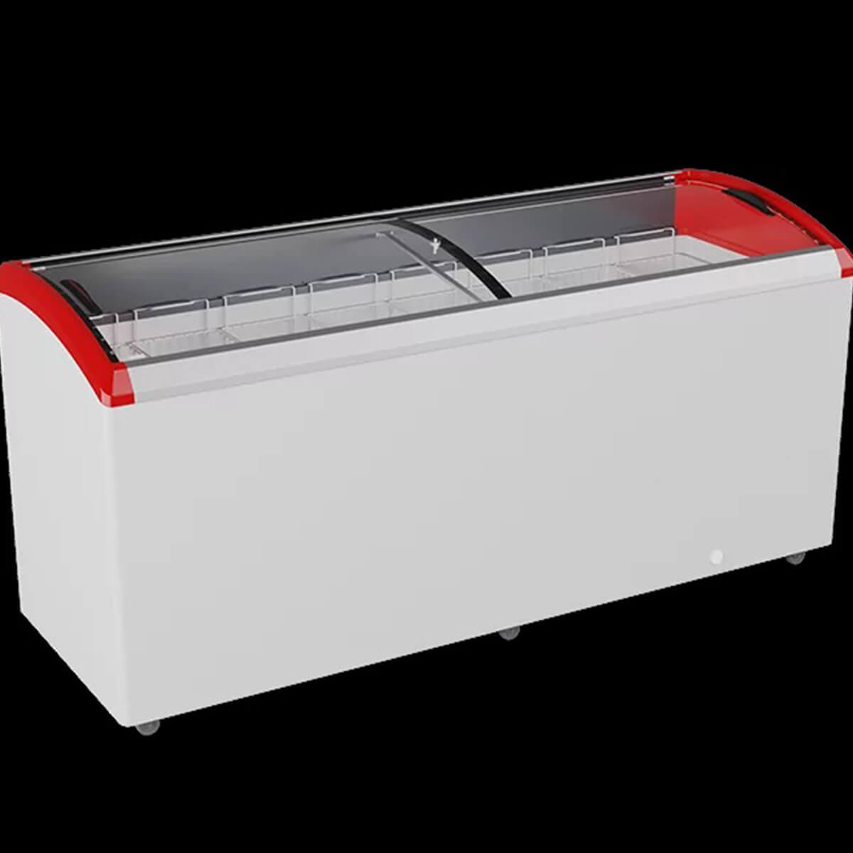 Congelator cu ușă din sticlă curbată M700SF