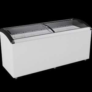 Congelator cu ușă din sticlă curbată M800SF